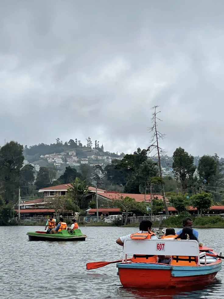Boating at Kodai Lake