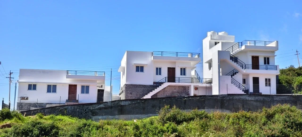 Private cottage exterior in Kodaikanal