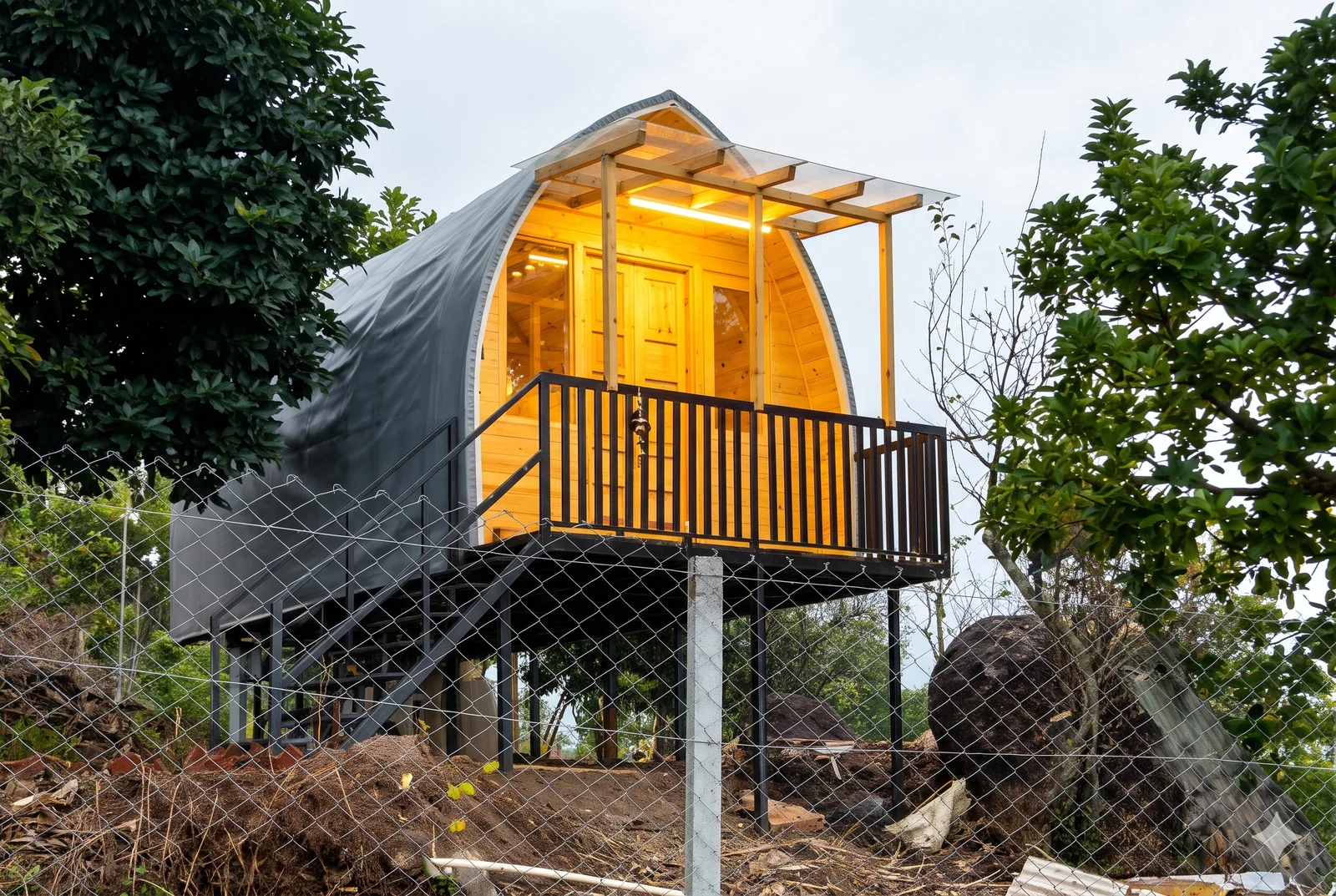 Royal Adventure pod wood lodge in Kodaikanal